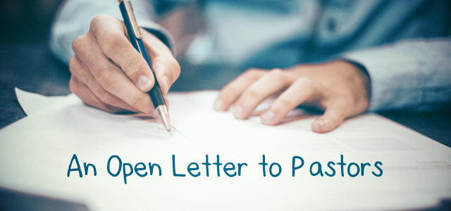 open pastor letter